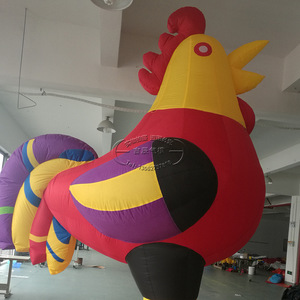 Modelo Inflable de Gallo de Dibujos Animados de 6-8 Pies Multicolor para Publicidad de Año Nuevo - Product Image 2