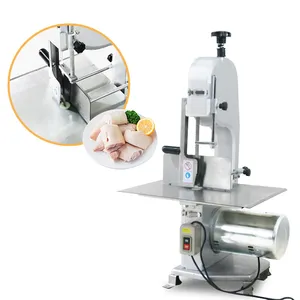 Machine de découpe électrique pour scie à ruban à os et à viande sur table, automatique, commerciale, poulet, boeuf, vache