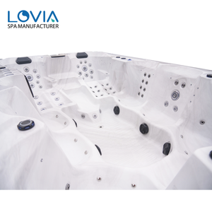 Tubo caliente Bañeras de spa al aire libre 9 personas jakuzzi Whirlpool Pool 3,8 M Spa caliente para uso interior con función de masaje de remojo - Product Image 3