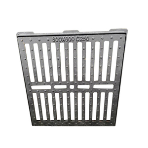 Couverture utilitaire Argelia Market <span class=keywords><strong>Grille</strong></span> de ravin carrée en fonte ductile pour système de drainage Sécurité routière - Product Image 1