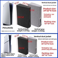 Housse anti-poussière en cuir pour console de jeu - Version Slim simple