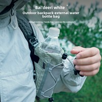 Sacoche de téléphone et porte-bouteille à bandoulière pour activités de plein air, randonnée et escalade, accessoire d'extension pour fixation externe sur sac à dos BAI0043 CN