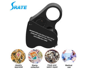 30X 60X Illuminé Bijoutiers Loupe Loupe Pliable Bijoux Loupe avec Lumière LED Lumineuse pour les Pierres Précieuses, Bijoux, pièces - Product Image 2