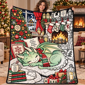 Couverture à colorier personnalisée OEM Dragon DIY avec marqueurs, lavable, réutilisable, en flanelle douce, motif dessin animé, pour enfants - Product Image 3