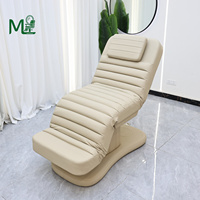 Table de massage pliable moderne pour salon de beauté avec revêtement en cuir PU pour utilisation en extérieur
