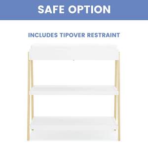 <span class=keywords><strong>Placard</strong></span> pour bébé Processus de peinture non toxique <span class=keywords><strong>Table</strong></span> à <span class=keywords><strong>langer</strong></span> pour bébé <span class=keywords><strong>avec</strong></span> 2 étagères Meubles portables pour bébé - Product Image 5