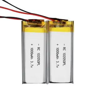 102050 1000mah 3.7v Li-po/li 폴리머/li 리튬 폴리머 배터리 제조업체