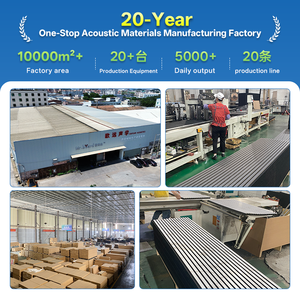 ألواح خشبية ثلاثية الأبعاد مربعة الشكل، خشب تقني ماص للصوت، صديق للبيئة ومقاوم للحريق، معدل امتصاص الصوت 80%، مناسب للمستودعات والقاعات، ألواح <span class=keywords><strong>MDF</strong></span> خشبية للجدران والأسقف - Product Image 6