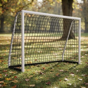 Mini but <span class=keywords><strong>de</strong></span> football pliable en métal blanc, durable et portable - Product Image 6