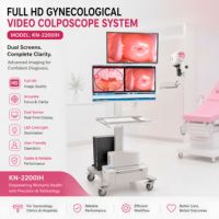 Colposcope vidéo numérique à double écran avec quatre modes d'imagerie pour l'examen professionnel en clinique gynécologique
