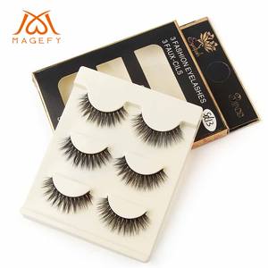 <span class=keywords><strong>Magefy</strong></span> Faux Cils en Bande Volume Naturel, Cils Fins et Densément Courbés, Lot de 3 Paires, Vente en Gros, Cils Effilés, Kits de Faux Cils - Product Image 2