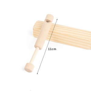 Sifflet en bois uni en gros, fait main, fournitures d'artisanat pour les jeux d'enfants - Product Image 4