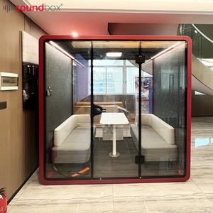 Casa prefabricada Centro comercial Burbuja de calle, tiendas de té Casa de contenedores económica Vainas de oficina interior/ - Product Image 5