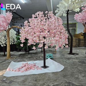 ต้นซากุระประดิษฐ์สีชมพู LEDA สำหรับตกแต่งงานแต่งงาน ต้นซากุระปลอมสำหรับตกแต่งภายในและภายนอกอาคาร ฉากหลังงานปาร์ตี้และงานอีเว้นท์ - Product Image 6