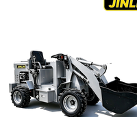 Mini-Lader Raupendumper 500 kg Kompakter Materialtransporter mit 100 L Schaufel