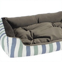Niedliches Langlebiges Hundebett aus Coral-Fleece Maschinenwaschbar Abnehmbar Waschbares Sofa für Mittelgroße Hunde