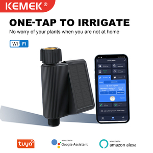 <span class=keywords><strong>Programmateur</strong></span> <span class=keywords><strong>d</strong></span>'<span class=keywords><strong>arrosage</strong></span> intelligent KEMEK à énergie solaire avec <span class=keywords><strong>WiFi</strong></span> et entrée en laiton, contrôleur <span class=keywords><strong>d</strong></span>'irrigation automatique - Product Image 1