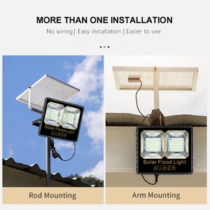 Alltop công suất cao xách tay năng lượng mặt trời Powered <span class=keywords><strong>Led</strong></span> Đèn Pha IP65 không thấm nước ABS 25W 40W <span class=keywords><strong>60W</strong></span> 100W 200W <span class=keywords><strong>LED</strong></span> năng lượng mặt trời đèn lũ - Product Image 5