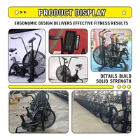 Nouveau Vélo d'Exercice Professionnel Commercial pour Salle de Sport, Vélo Air Bike d'Assault pour Club Commercial