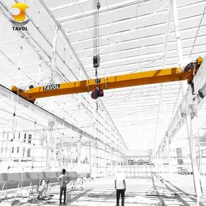 Tavol Brand 6 Ton 10 Ton 15 Ton Viga Única Móvel Travelling Bridge Crane Quênia Loja Online Fornecido Controle Remoto Sem Fio