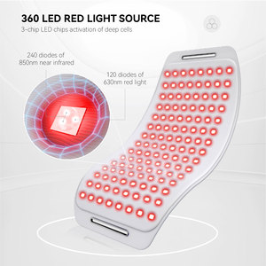 Bantalan terapi lampu merah, sabuk terapi <span class=keywords><strong>Infra</strong></span> merah untuk penggunaan rumah, lampu terapi fisioterapi inframerah 630nm 850nm