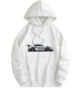 Men's <strong>Hoodie</strong> 100% Cotton Casual <strong>Car</strong> Print Pocket Eco-Friendly &amp; Anti-Wrinkle Autumn <strong>Hoodie</strong> - Product Image 1