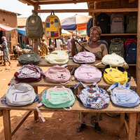 Sacs d'école d'occasion de catégorie B en gros, sacs usagés en vrac, sacs à dos d'occasion pour enfants et étudiants, lot mixte, stock économique pour l'exportation
