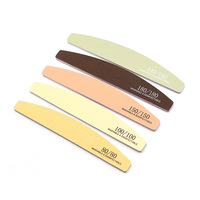 Limes à ongles professionnelles robustes Zebra, double face, limes droites, lavables et désinfectables, grains 80, 100, 150, 180, 240