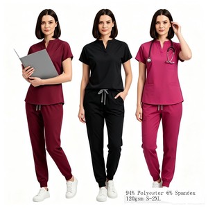 42015 Completi con Colletto Rialzato, Uniforme Professionale <span class=keywords><strong>Rosa</strong></span> Unisex, Uniforme Professionale Verde Menta - Product Image 1