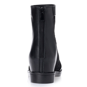 Primavera Novo Design Alta Top Sandálias para As Mulheres Grossa Salto <span class=keywords><strong>Peep</strong></span> <span class=keywords><strong>Toe</strong></span> Verão Alta Qualidade Botas De Couro Genuíno - Product Image 6
