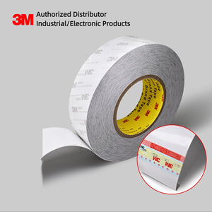 Cinta Adhesiva de Doble Cara 3M 9080A, Adhesivo Acrílico Sensible a la Presión, 1.5 mm de Grosor, Suministro de Cinta con Ancho Personalizado/Corte a Troquel OEM/ODM - Product Image 1