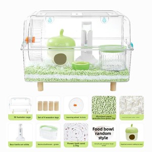 Gabbia per Criceti Trasparente Extra Large in Acrilico, Lussuosa Villa Spaziosa per Piccoli Animali, Recinto per Criceti Siriani - Vendita all'Ingrosso - Product Image 4