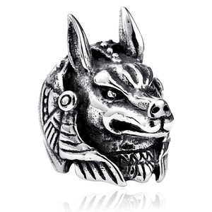 Retro Punk Offener <span class=keywords><strong>Ring</strong></span> Verstellbarer Löwen-Schlangen-<span class=keywords><strong>Ring</strong></span> für Männer - Product Image 5