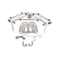 Support de fixation universel en acier inoxydable pour porte-bagages de moto, support de boîte latérale étanche pour modification de moto