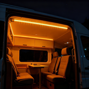 Barre lumineuse <span class=keywords><strong>LED</strong></span> de <span class=keywords><strong>camping</strong></span> <span class=keywords><strong>12V</strong></span> à intensité variable, double couleur ambre + blanc/rouge + blanc, tout-en-un, éclairage portable pour <span class=keywords><strong>camping</strong></span>-<span class=keywords><strong>car</strong></span>, tente, voiture - Product Image 5
