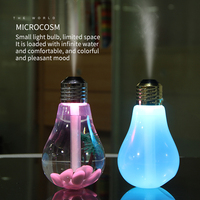 Humidificateur d'air ultrasonique mini USB 400 ml pour bureau, diffuseur d'huiles essentielles à brume froide avec lampe colorée, prix bas