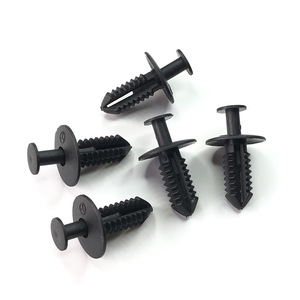 Tornillos Autorroscantes de Plástico con Cabeza Plana Ranurada y Arandela, Negros, Rosca Métrica Derecha, Cabeza Redonda, Uso Industrial General - Product Image 1
