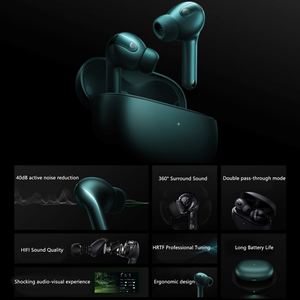 Auricolari Wireless con riduzione del rumore adattivo <span class=keywords><strong>Xiaomi</strong></span> <span class=keywords><strong>3</strong></span> <span class=keywords><strong>Pro</strong></span> 40dB originali auricolari vivavoce di ricarica di tipo C - Product Image 2