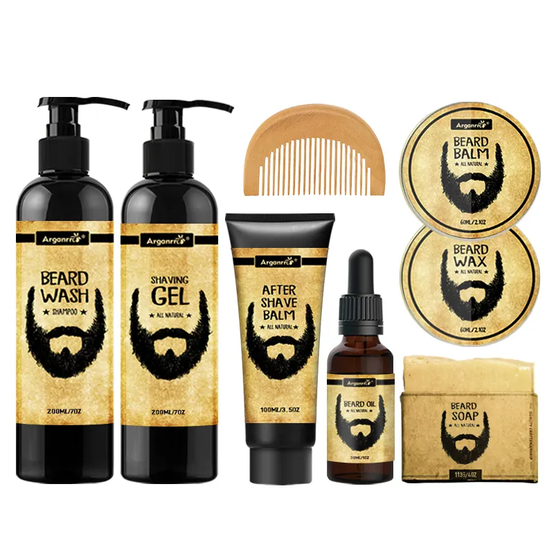 Salon barber shop men's shaving gel gentle natural beard grooming shaving cream custom label