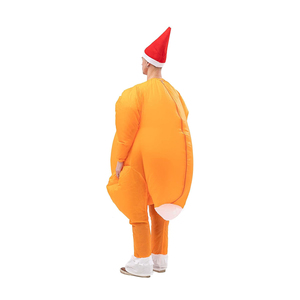 ชุดไก่งวงแบบเป่าลมสำหรับผู้ใหญ่ชุดไก่งวงเต็มตัวลายตลกสำหรับปาร์ตี้ฮาโลวีนวันคริสต์มาสวันขอบคุณพระเจ้า - Product Image 5