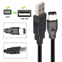 1.8m 3m 4.5m USB mâle vers Firewire IEEE 1394 6 broches mâle ILink adaptateur cordon Firewire 1394 câble 1.5m pour appareil photo numérique DV