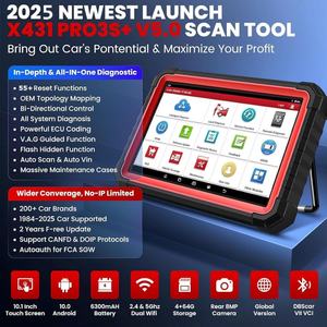 LAUNCH X431 Pro3s+ V5.0 con Escáner OBD2 de 10.1 Pulgadas, 2 Años de Actualización Gratuita, DBScar, Herramienta de Diagnóstico para Camiones Pesados y Automóviles - Product Image 2