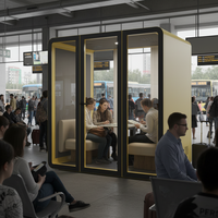 Offre Spéciale : Cabine Insonorisée Moderne de 1L, Grande et Spacieuse, de Haute Qualité, Idéale pour Hôpitaux et Écoles