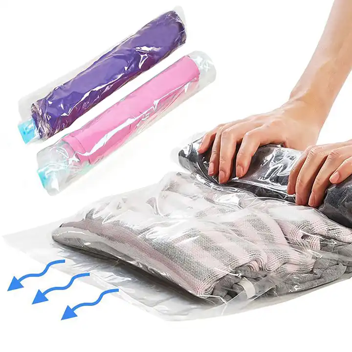 Vacuum Storage Bags Space Saver Compression Bags for Clothes