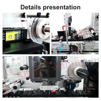 Machine d'étiquetage planaire à bande de serrage BFS à commande intelligente de haute qualité, applicateur d'étiquettes de haute précision avec détection en ligne