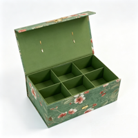Boîte d'emballage de valise de luxe en matériaux recyclés écologiques, poignée métallique réutilisable, boîte rigide avec insert personnalisé pour Noël