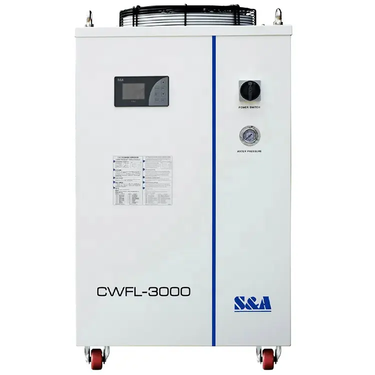 CWFL-3000ระบบเลเซอร์อุตสาหกรรมดิจิตอลอัจฉริยะระบบระบายความร้อนด้วยน้ำเย็นพร้อมวงจรควบคุมอุณหภูมิคู่