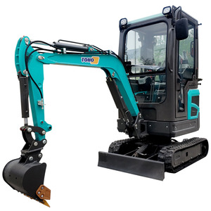 Excavatrice agricole Toho de 1,8 tonne, de haute qualité, avec bras pivotant latéral, sur chenilles, avec mini pelle, à vendre - Product Image 1