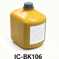 Encre à base de solvant D pour cartouche IC-2BK106 compatible 825ML pour impression numérique Ax150i Ax350i Ax550i