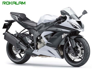 Kit de Carenado Blanco y Negro para Motocicleta Deportiva <span class=keywords><strong>Kawasaki</strong></span> <span class=keywords><strong>Ninja</strong></span> 636 13 14 15 <span class=keywords><strong>ZX6R</strong></span> ZX-6R 2013 2014 2015 2016 2017 <span class=keywords><strong>2018</strong></span> <span class=keywords><strong>ZX6R</strong></span> - Product Image 1